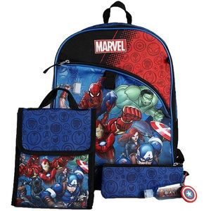 AVENGERS 6-piece Backpack Set